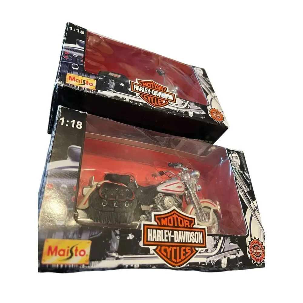 New Harley-Davidson Kids Die Cast Motorcycle Set 1:18 Set of 2